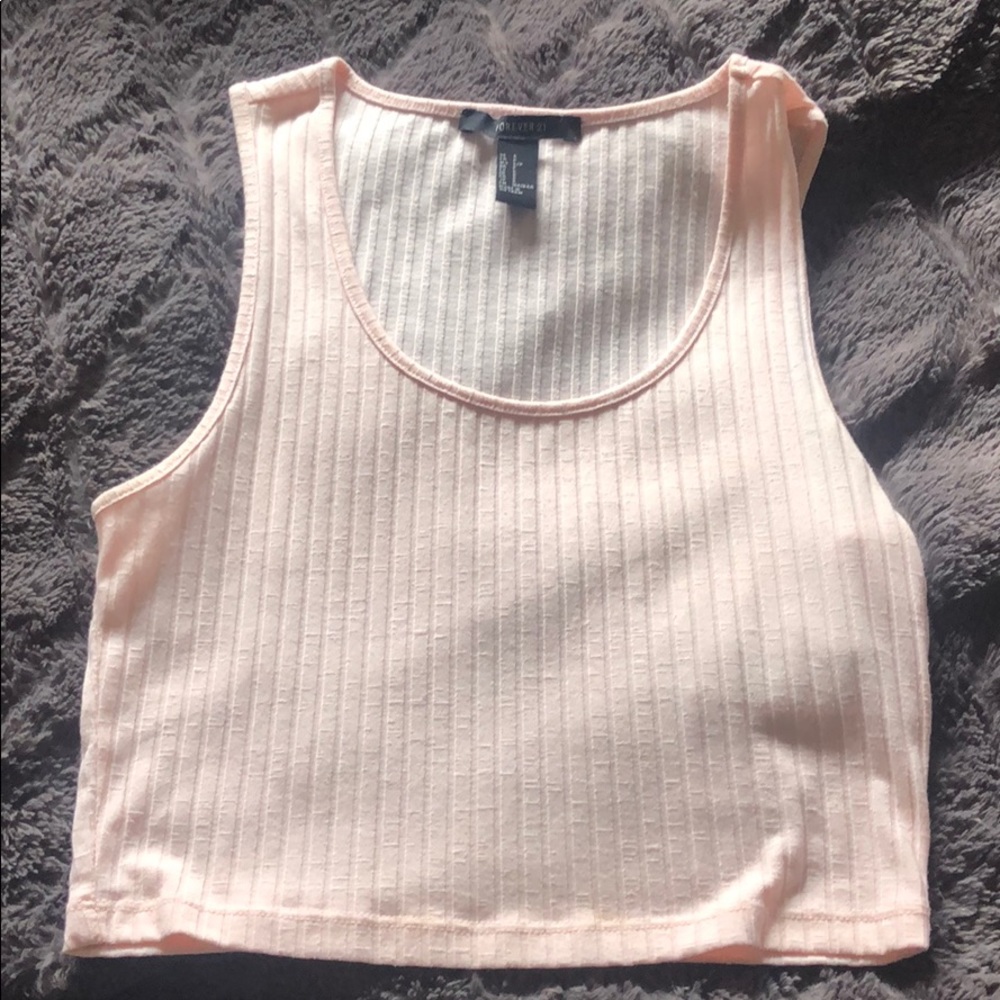 Pink crop top